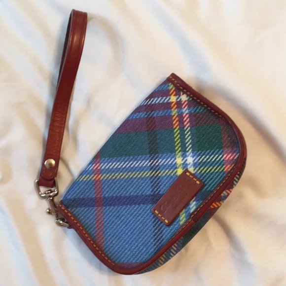 Donating 9/10 - Dooney & Burke / Plaid Wristlet - Picture 3 of 3